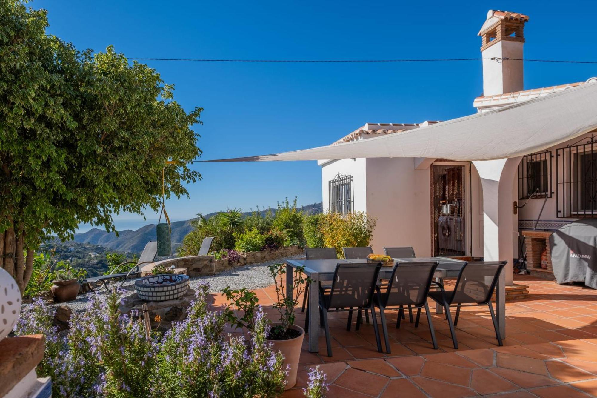 Casa La Siesta Villa With Magical View Own Pool Málaga Exteriör bild