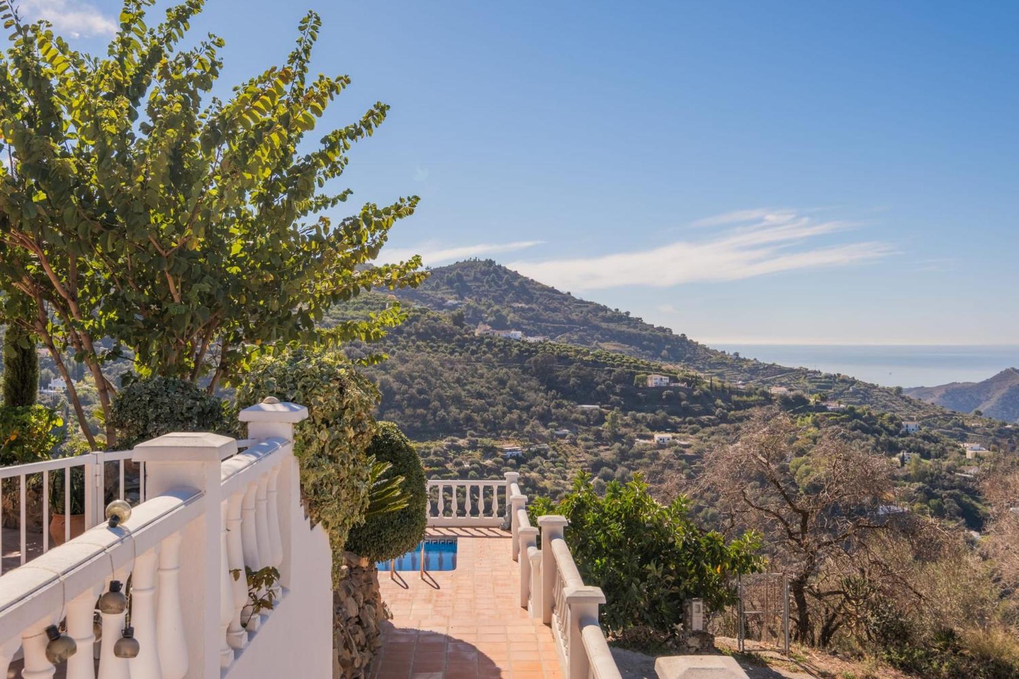 Casa La Siesta Villa With Magical View Own Pool Málaga Exteriör bild